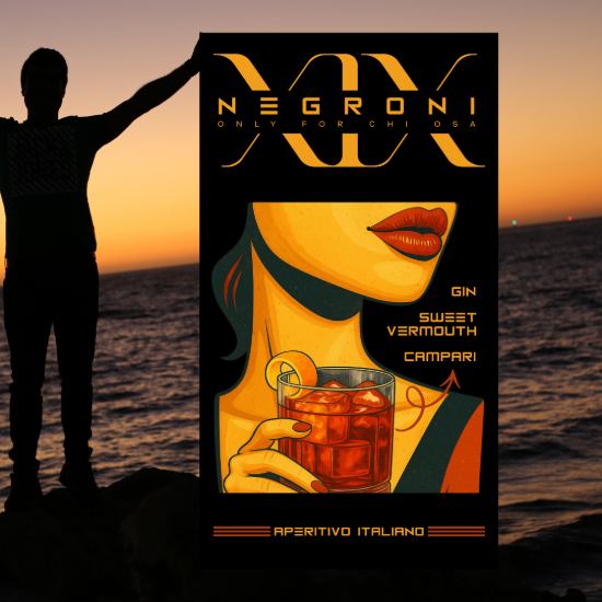 Image de NEGRONI19 SERVIETTE DE PLAGE GRAPHIC