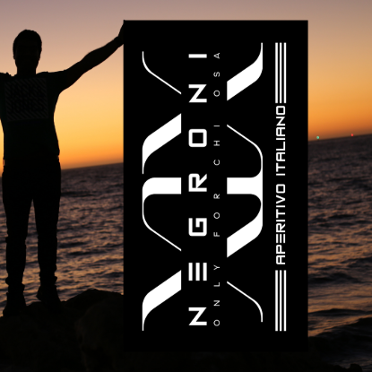 Picture of NEGRONI19 BEACH TOWEL LOGO WHITE